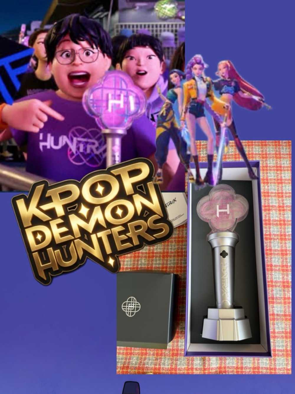 HUNTR/X LED official Lightstick K-pop demon hunters flashing wand band merch